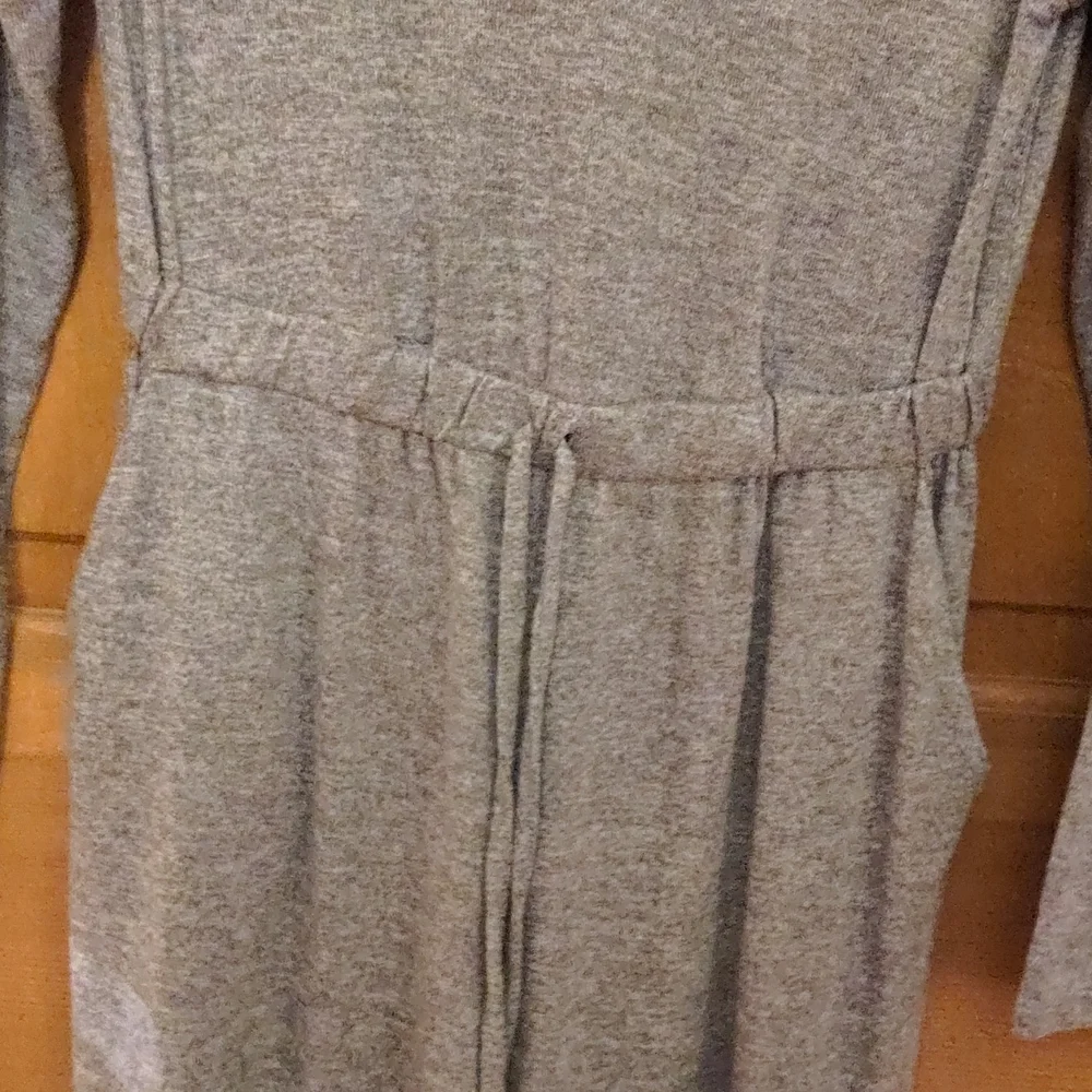 Como Blu Gray Wide Leg Knit Athleisure Jumpsuit Size Small - Picture 4 of 9